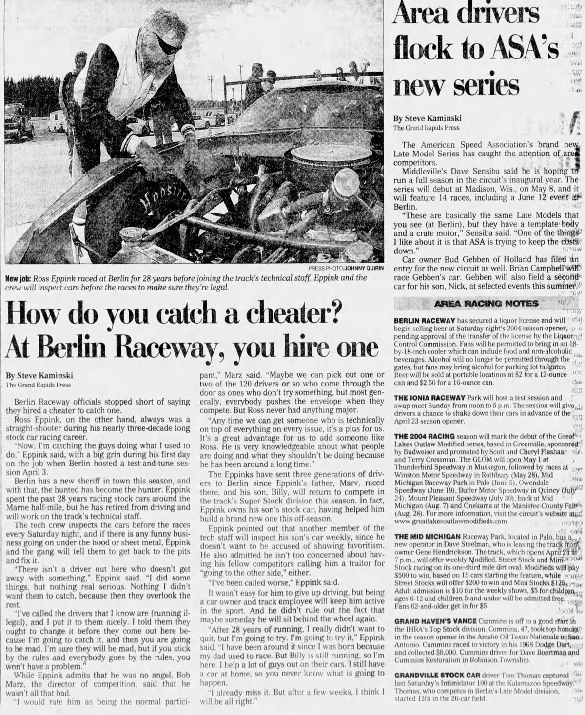 Butler Motor Speedway - April 2004 Article (newer photo)